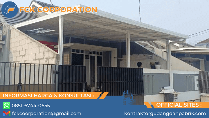 borongan kanopi baja ringan 1