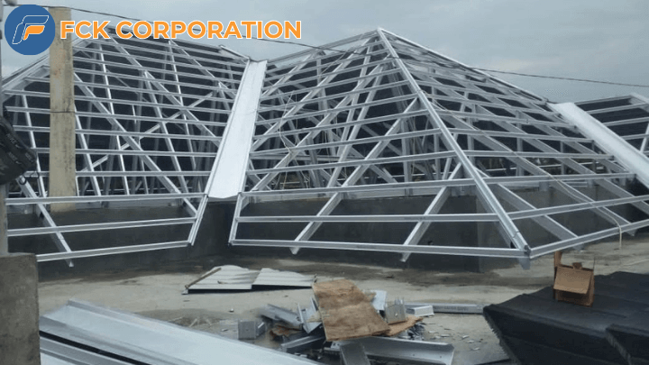 pasang kuda kuda baja ringan 3