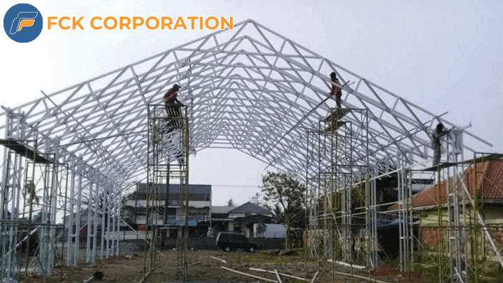 membuat gudang dari baja ringan 2