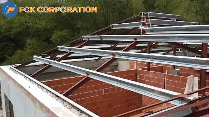 pasang baja ringan atap miring 3