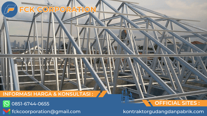 pasang kuda kuda baja ringan 1