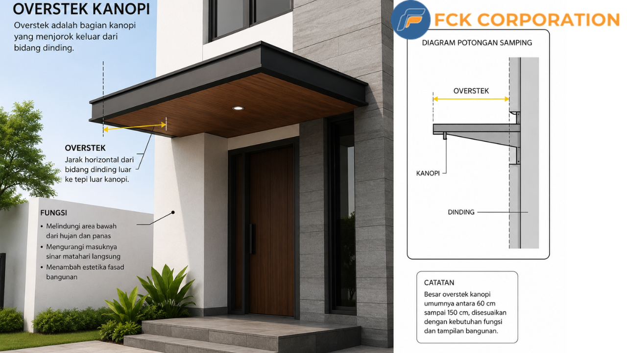 overstek beton