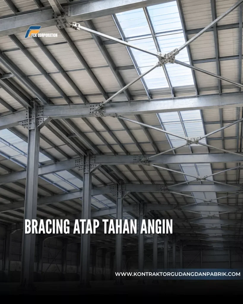 Bracing Atap pada Gudang