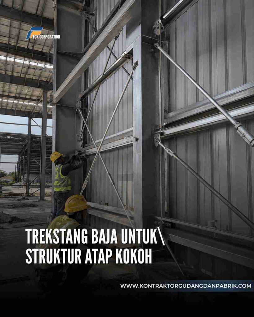 Trekstang untuk Memperkuat Sistem Cladding